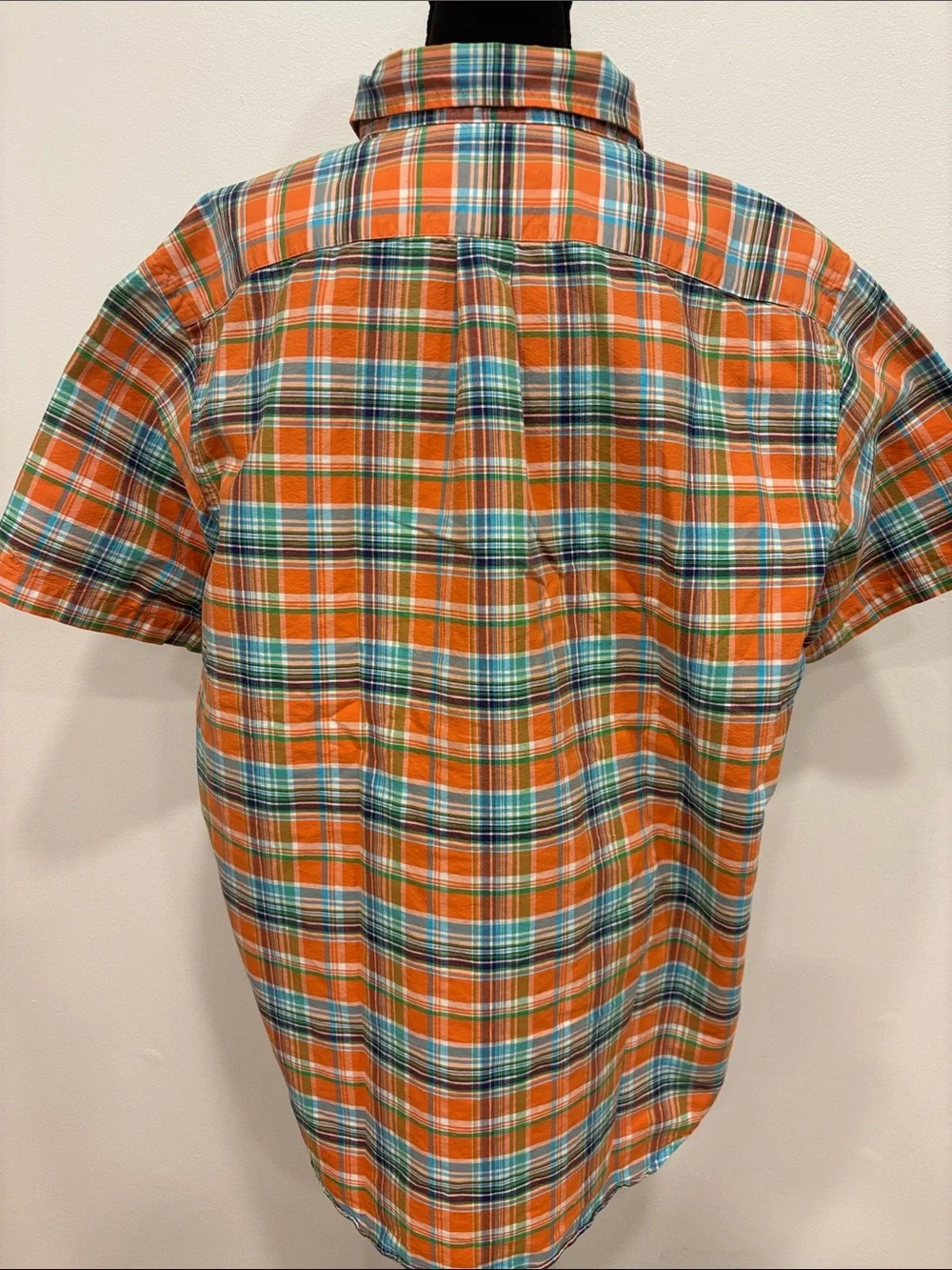 Polo Ralph Lauren men’s madras plaid Oxford cloth shirt XXL PERFECT